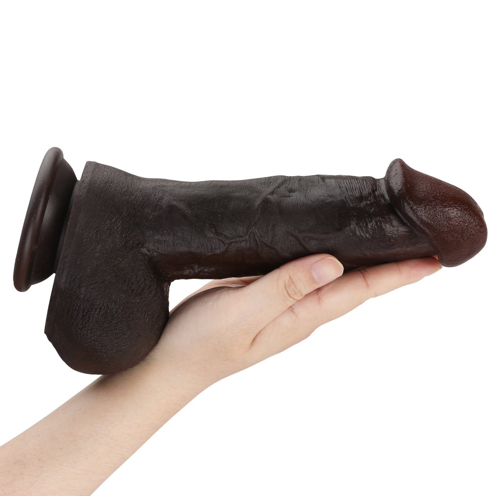 Bunny 9 inch BBC Realistic Dildo Real Glan Lifelike Skin Dildo Position 9