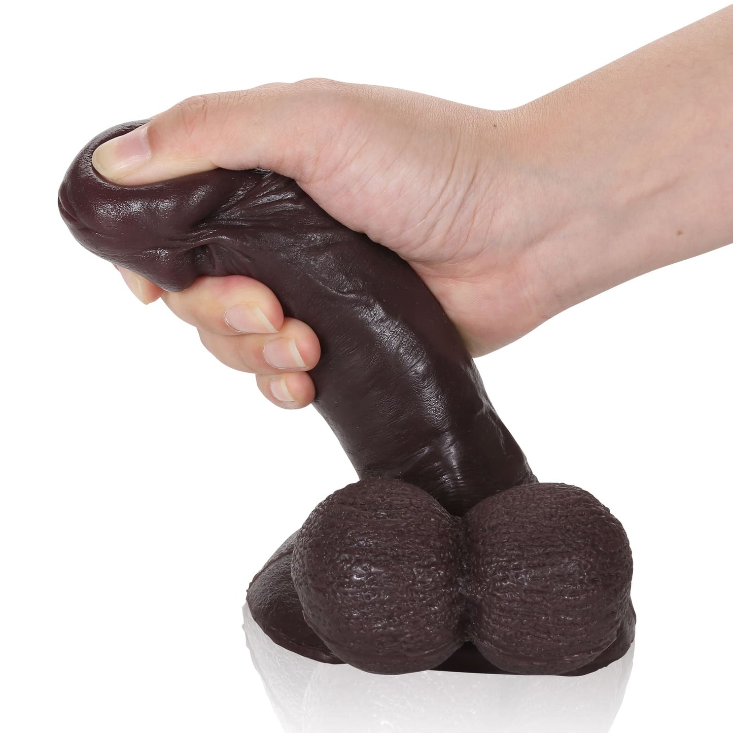 Cody 6.5 inch Small Soft Realistic Feel Dildo With Real Ball Position 20