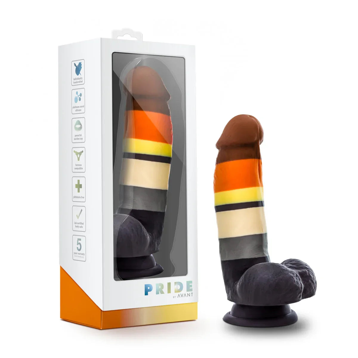 Artisan 8 Inch Rainbow Dildo