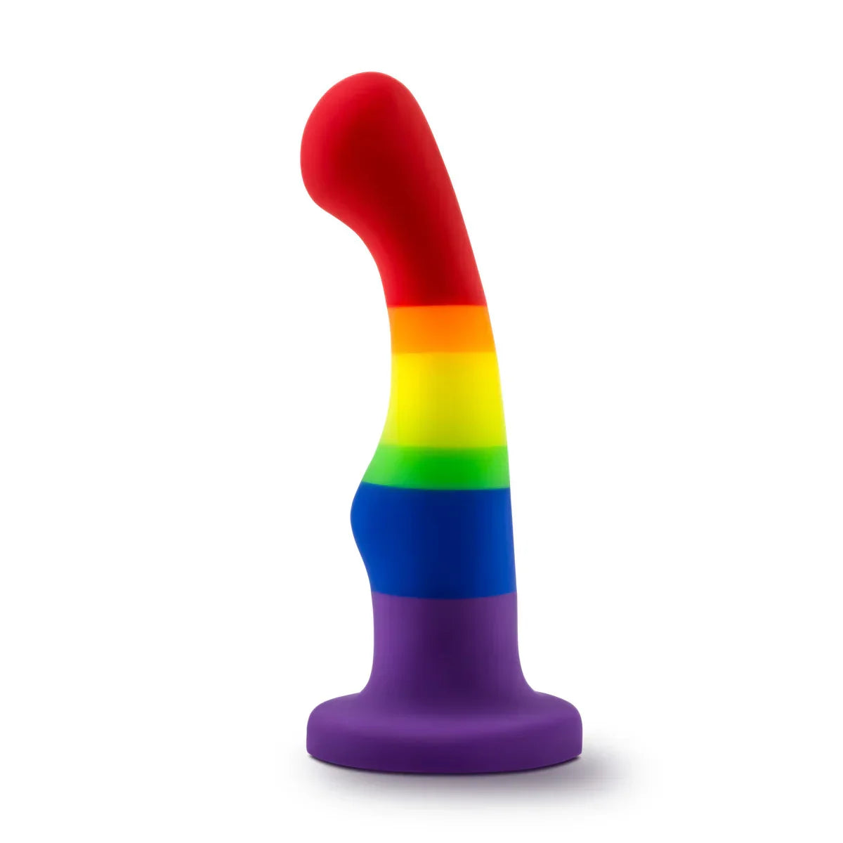 Artisan 6 Inch Curved G-Spot Rainbow Dildo