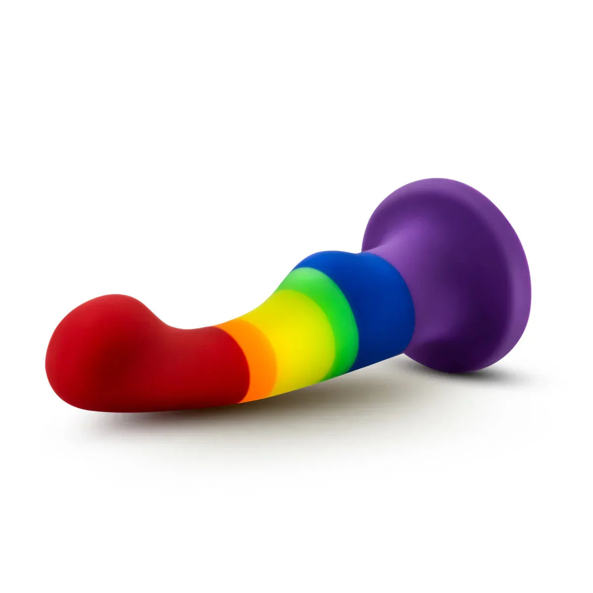 Artisan 6 Inch Curved G-Spot Rainbow Dildo