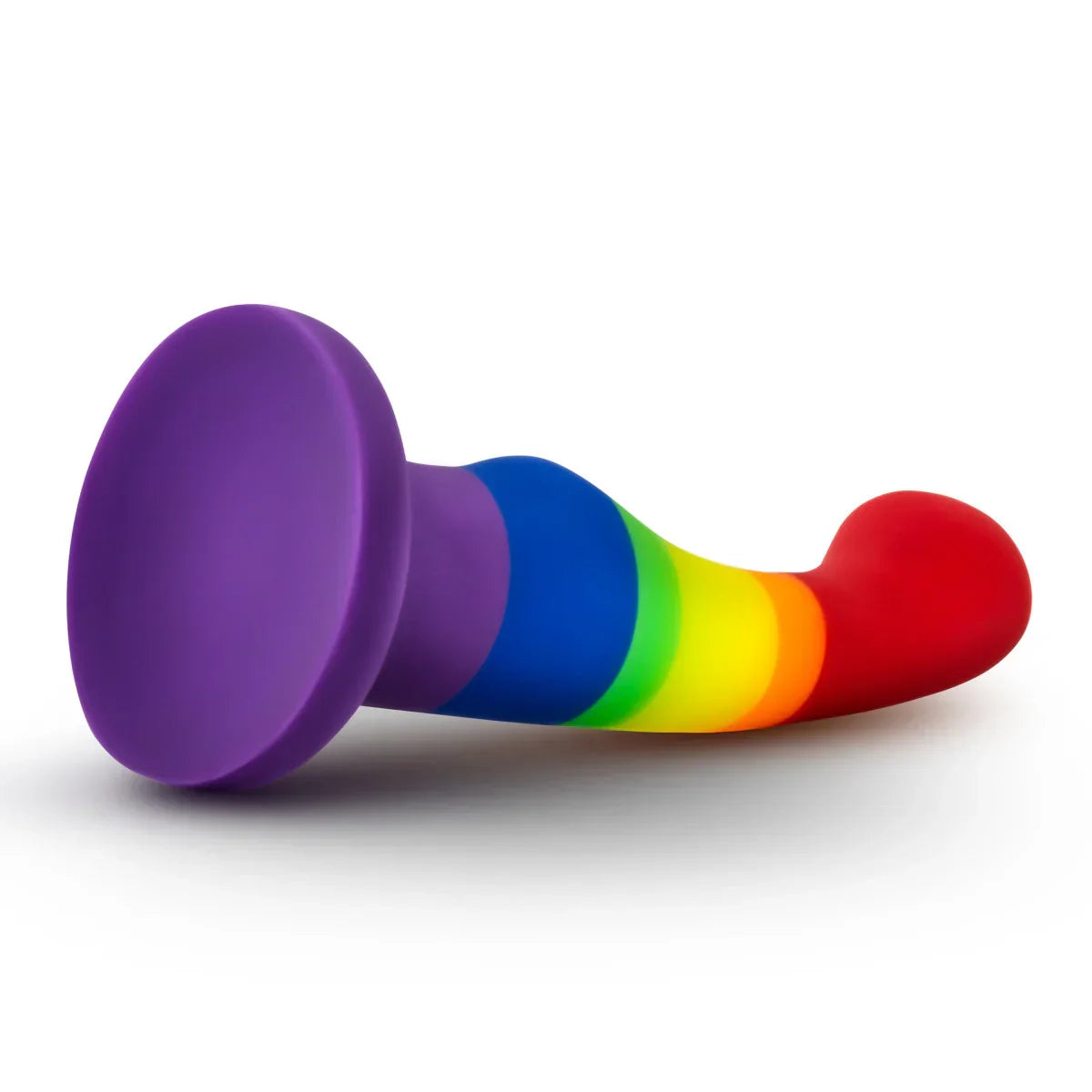 Artisan 6 Inch Curved G-Spot Rainbow Dildo