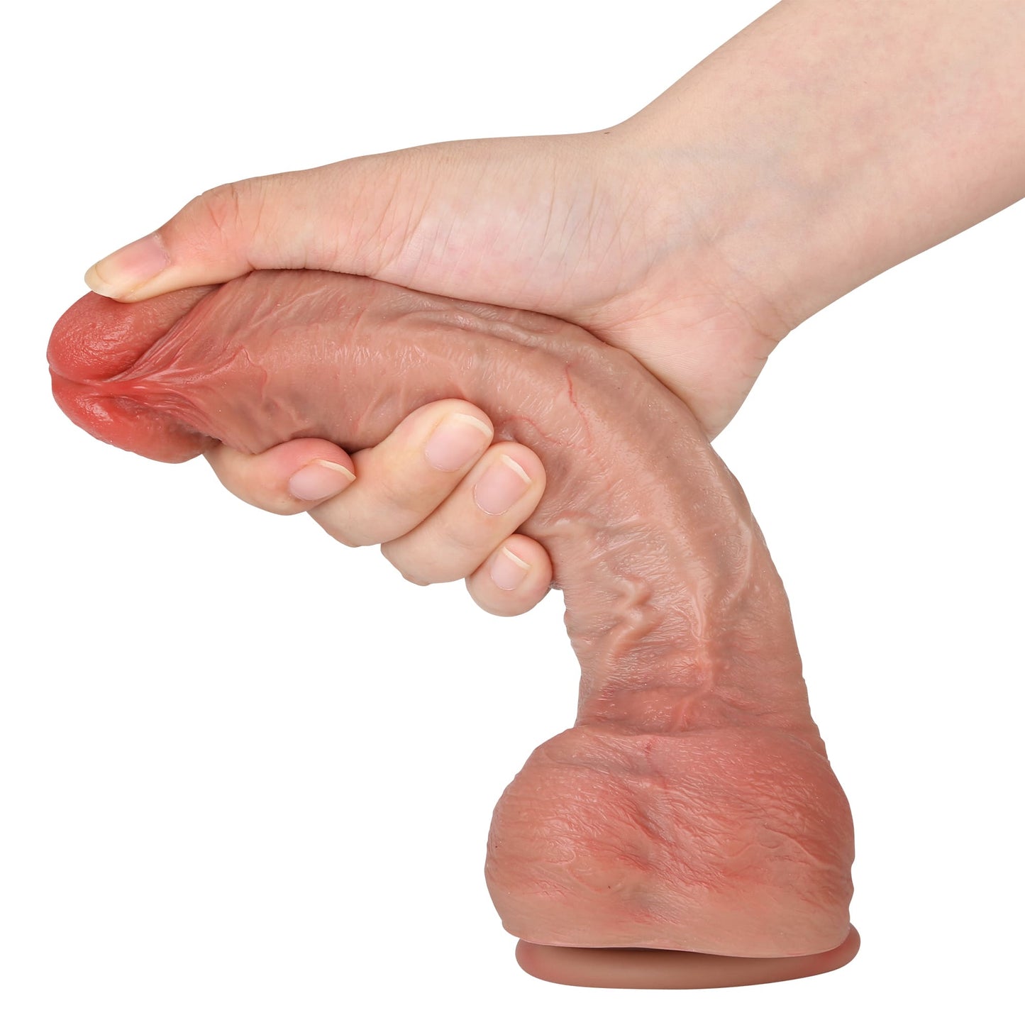 Sweety 8 inch Realistic Dildo Super Realistic Skin RealLike Glan Position 7